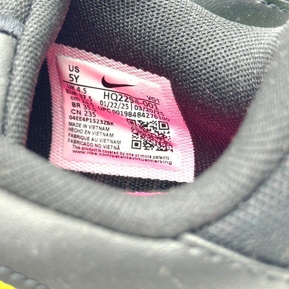 Nike A'One SE Black Hyper Pink Shoes 5Y / Womens 6.5 New Aja Wilson HQ2294-001 - Picture 4 of 11